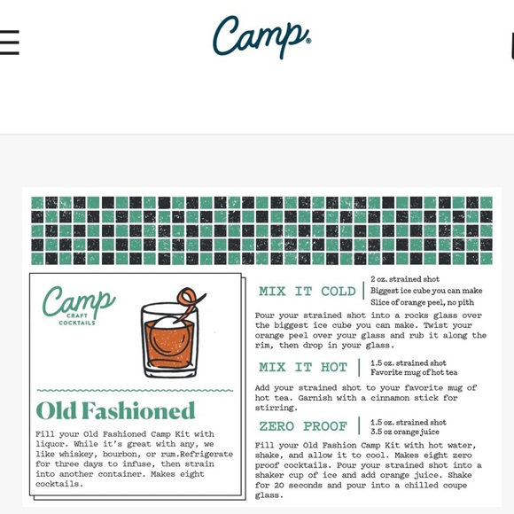 NEW Camp Craft Cocktail - 🥃 The Old Fashioned - Picture 5 of 6